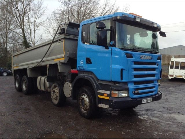 Scania P Series 8x4 Tipper with Easy Sheet
