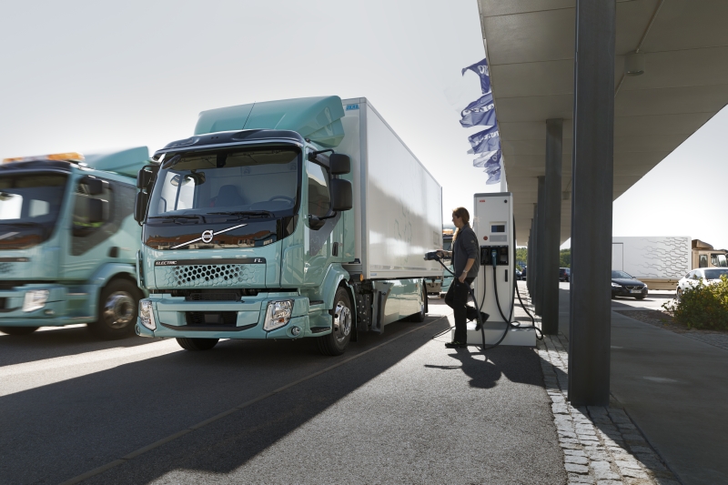 Volvo Electric Truck Charging