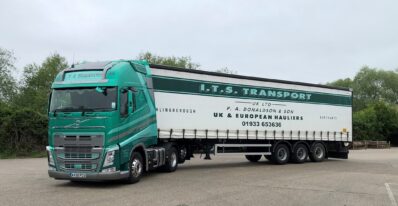 ITS Transport's new Volvo FH I-Save