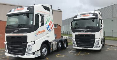 Premier Logistics is excited by the fuel saving potential of its new Volvo trucks