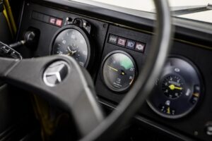 1985 Mercedes Truck interior
