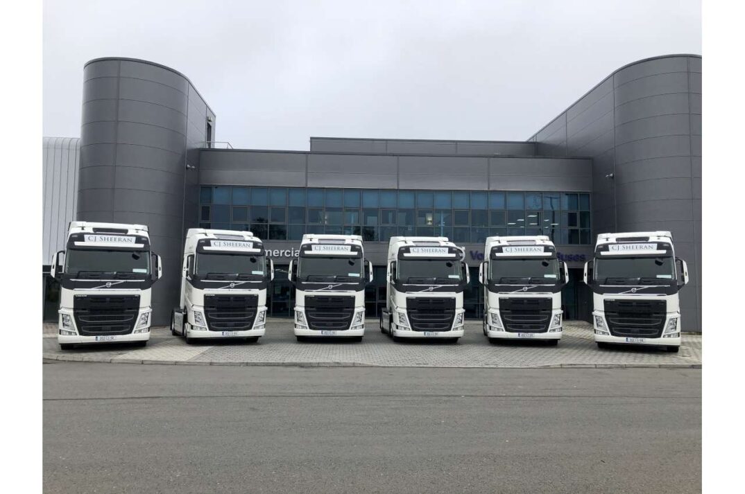 CJ Sheeran has taken delivery of six new Volvo FH 4x2 tractor units