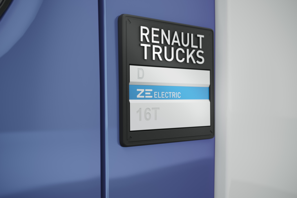 Renault Trucks ZE Electric Badge