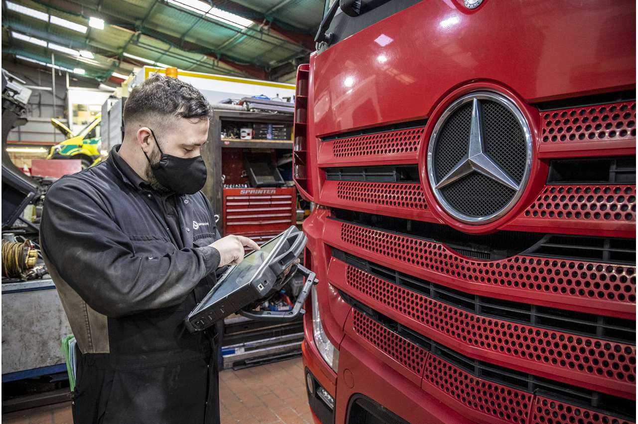 Mercedes Truck Servicing Sheet
