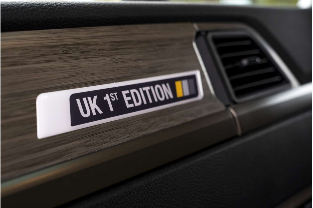 limited edition “UK 1st Edition” badge on the 