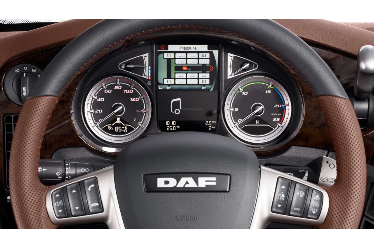 DAF XF Interior 2017 facelift model
