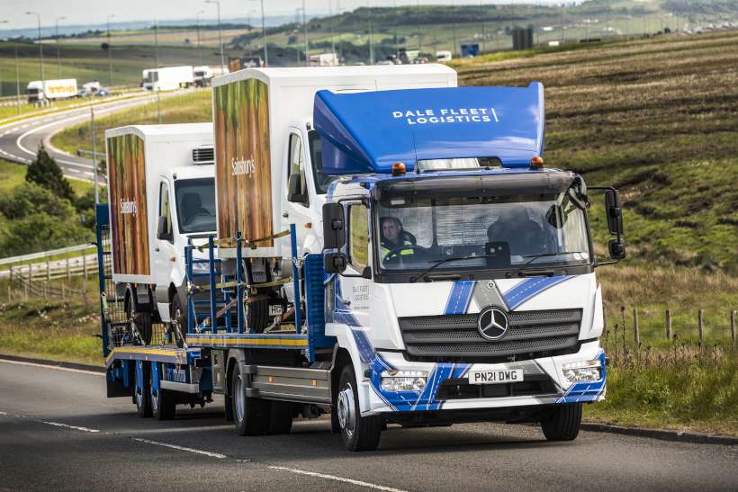 Mercedes Atego Recovery Truck with Trailer