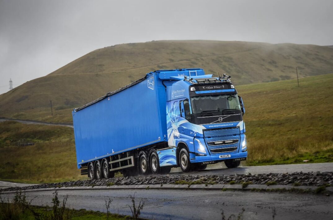 Volvo FH540 on the road