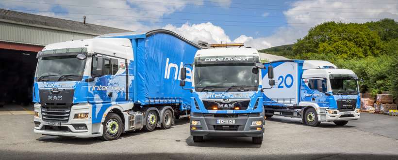 Inter-Hauls’ new trucks are all powered by MAN’s latest generation Euro6D compliant, low consumption engines.