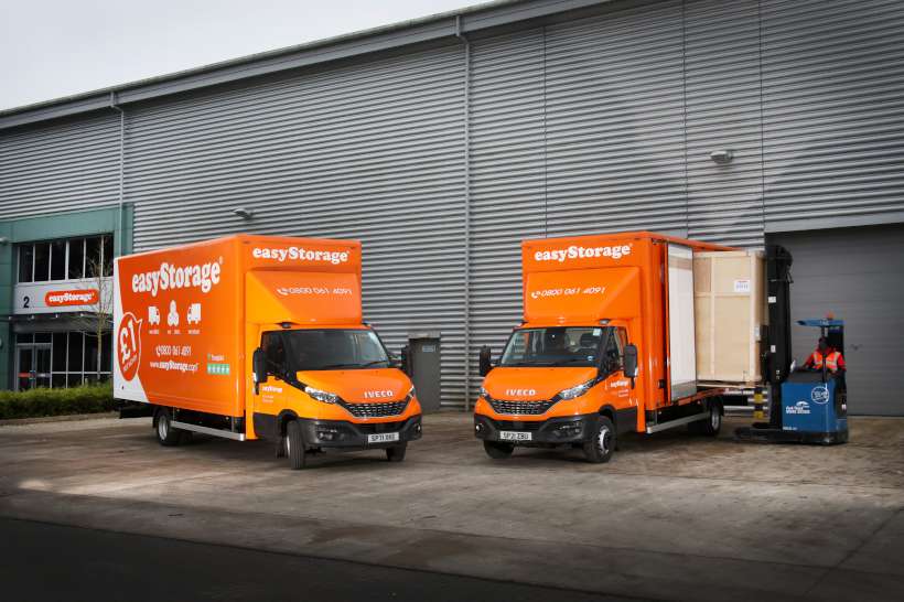 Iveco Daily 7.2 Tonnes in orange large body