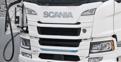Scania Electric truck charging