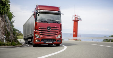 Mercedes Actros 2018 Model Year on Road
