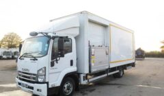 REF 110 – 2013 Isuzu 11 Ton Euro 5 box truck with side and rear tail lifts For Sale full