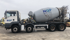 MAN 32-400 , 8×4 cement mixer truck full