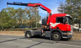 2015 Scania P360 with Fassi F195A remote triple extension crane