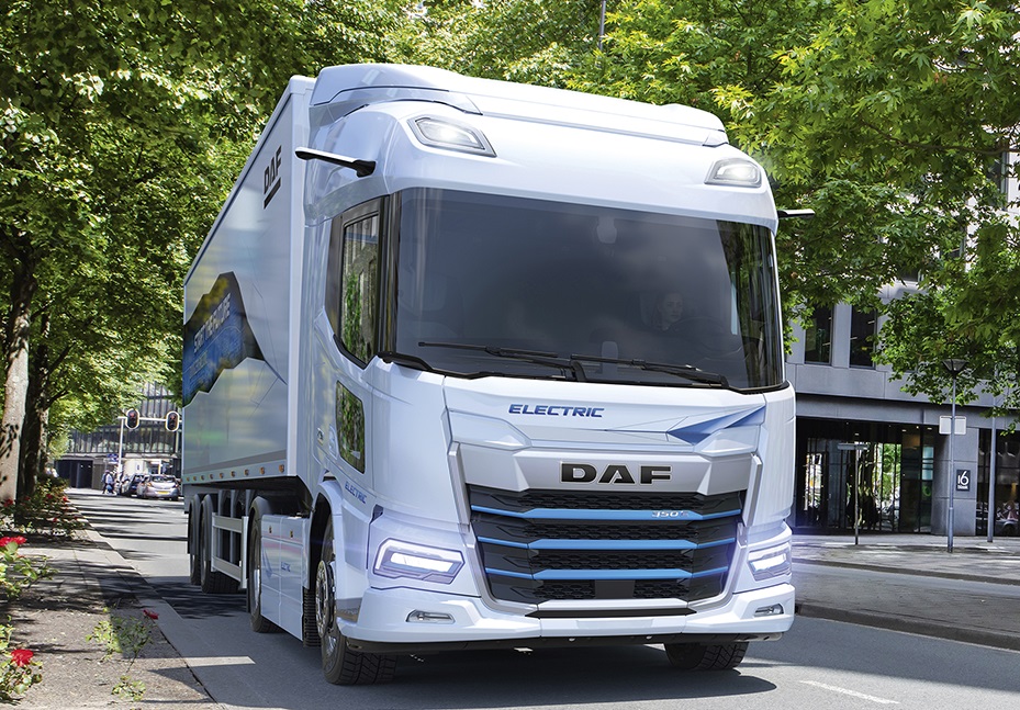 DAF XD Electric and XF Electric tractor uni