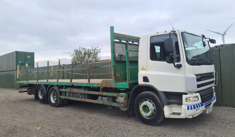 2010 DAF CF75.310 FLATBED  Right Hand Drive full