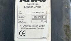 2015 DAF LF55.220 15T D/S WITH ATLAS CRANE full