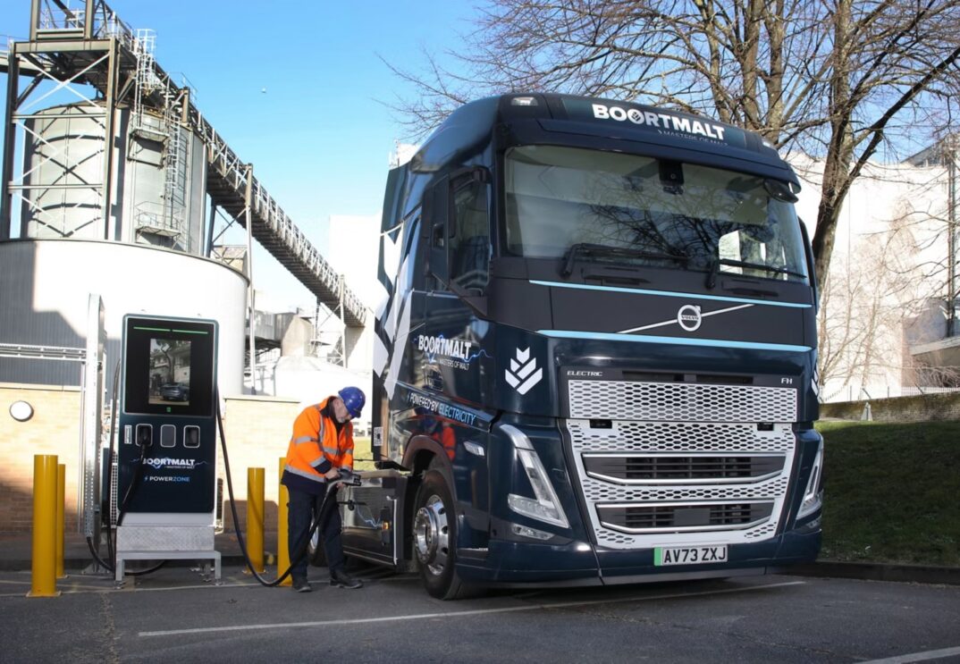 Volvo FH Electric charging
