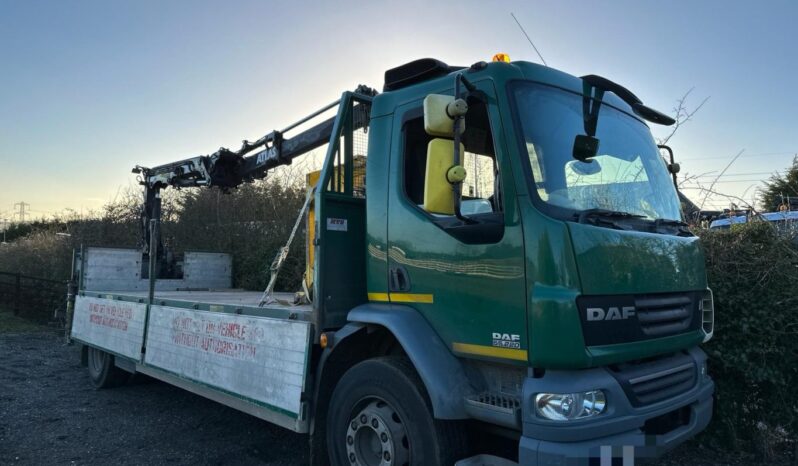 2013 DAF LF55.220 18T D/S WITH 104.3 REAR MOUNTED ATLAS CRANE REMOTE CONTROL WITH LEAVERS full