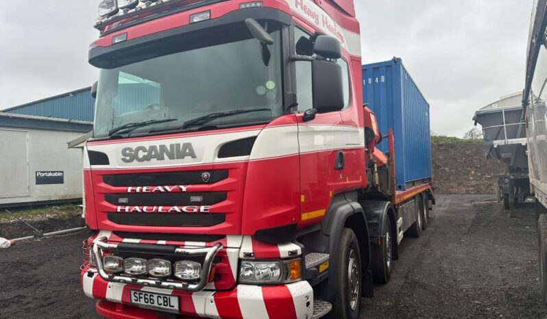 2016 (16) Scania R450 8×4 Crane lorry full