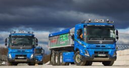 New Electric Volvo FMX Tridem Tippers for Asphalt Deliveries