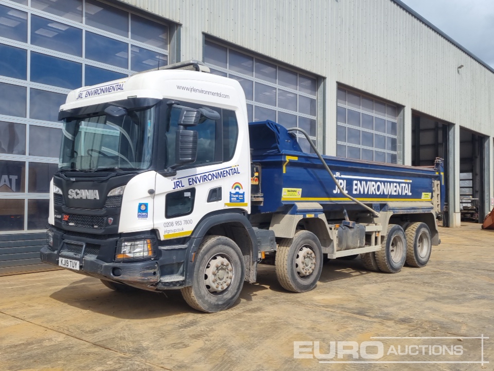 For Auction: 2019 Scania P410XT Tipper Trucks For Auction: Leeds, GB 12th, 13th, 14th, 15th June 2024 @ 8:00am
