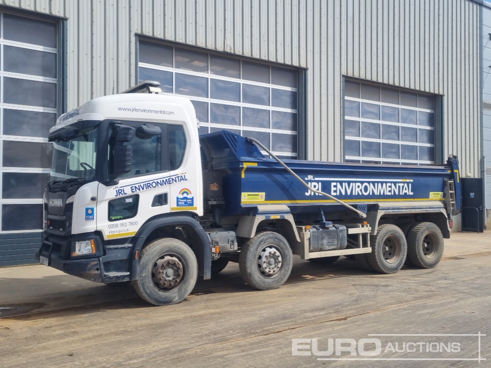 For Auction: 2019 Scania P410XT Tipper Trucks For Auction: Leeds, GB 12th, 13th, 14th, 15th June 2024 @ 8:00am